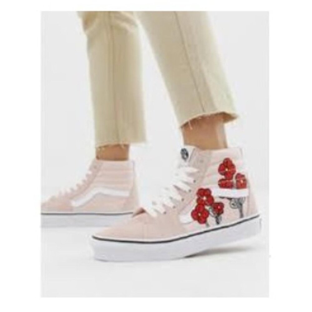 VANS x Disney Pink High Top Size 7.5 US